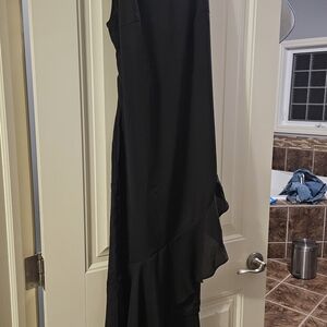 Active USA Black Asymmetrical Dress